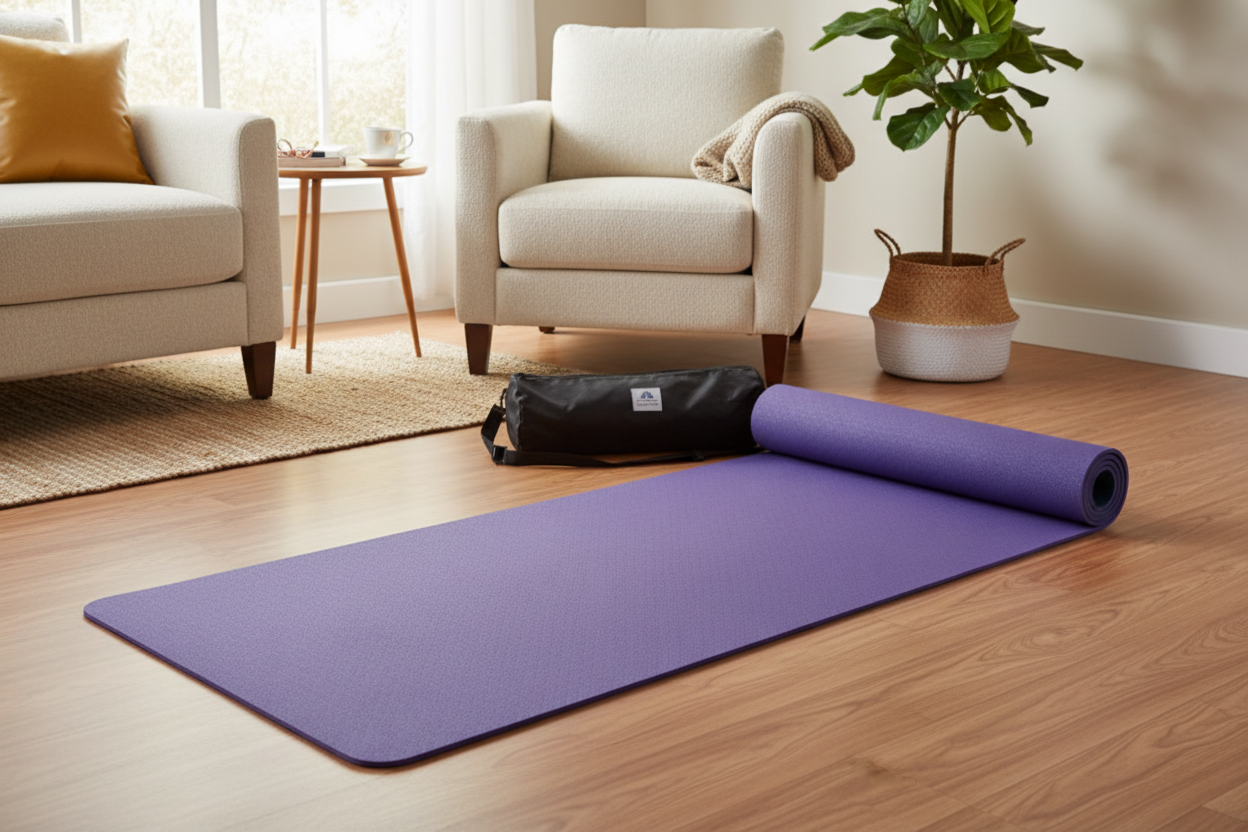 Yoga Mat in Room Setting