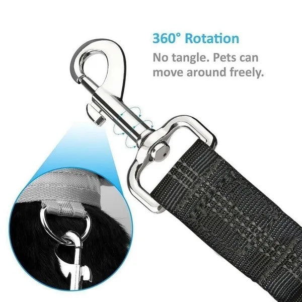 2-Pack Pet Car Safety Seatbelt - Adjustable Dog Cat Harness Seat Belt