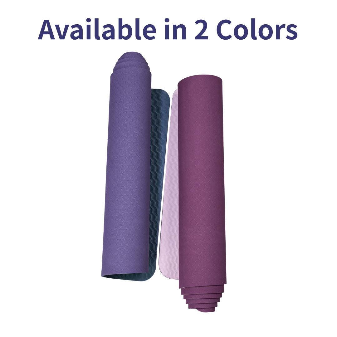 Professional TPE Yoga Mat 72"x24" - Non-Slip Workout Mat for Women