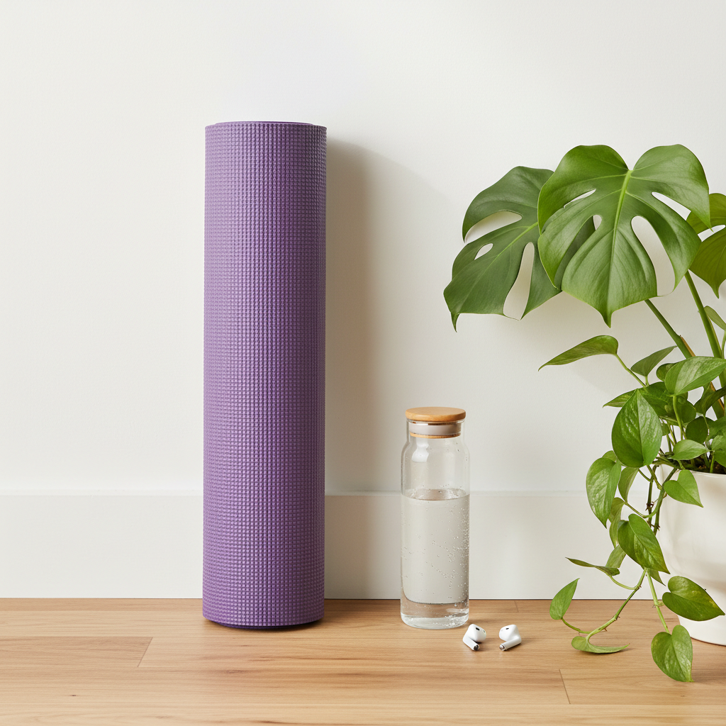 Purple Yoga Mat 2